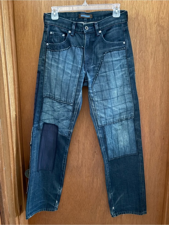 Neighborhood Other - NEIGHBORHOOD Japan sz XS 28 Denim Blue Jeans Patchwork